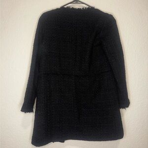 Zara Black Textured Jacket